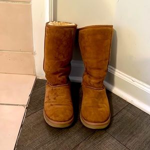 Tall Chestnut UGG boots